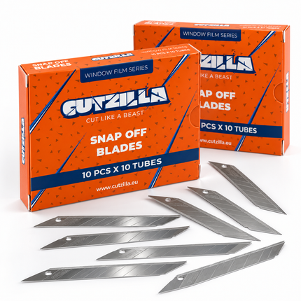 CUTZILLA 9mm 30° Snap off blades - Window Film TeckWrap Europe