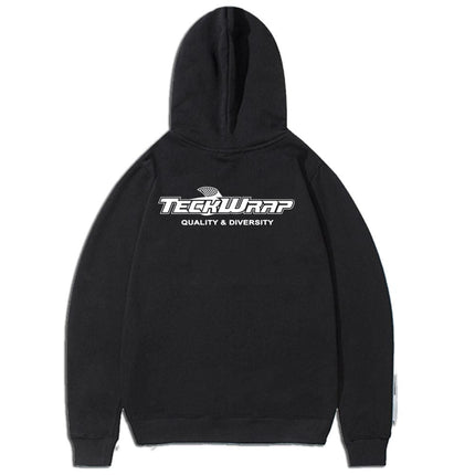 Black Hooded Sweatshirt by TeckWrap TeckWrap Europe